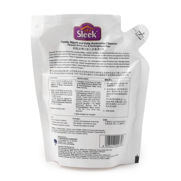 Sleek Bottle Nipple And Acc Cleanser Refill - 450ml 3