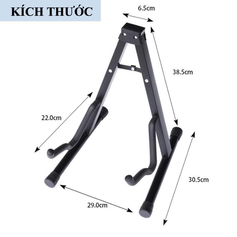 Giá để đàn guitar chữ A bằng kim loại sơn tĩnh điện chắc chắn có nhiều kiểu gấp