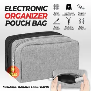 HAWEEL Travel Pouch Serbaguna Bag Organizer Tas Makeup Cosmetic
