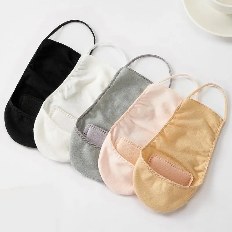 Socks women invisible high heels socks pads summer shallow non-slip no heel fall off single shoes thin suspenders socks