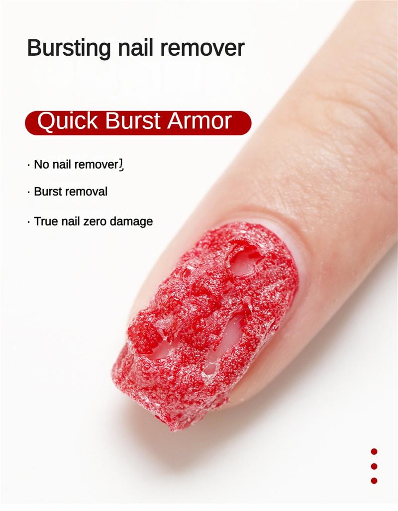 Product Introduction of 【Buy 1 Get 3 Free】AS 4pc Ungluing Agent Nail Special Remover Nail Water Wear Nail Glue Dissolving Liquid Nail Drilling Jewelry Powerful Removal Tool 21
