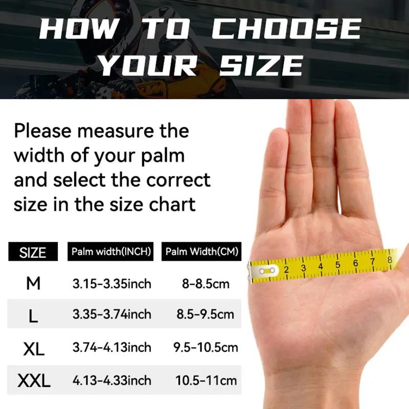 Motorcycle Riding Gloves, 1 Set Breathable & Wear-resistant Motorcycle Gloves, Touch Screen Gloves for Men & Women, Motorbike Motorcycle Accessories, Tactical Windproof 1