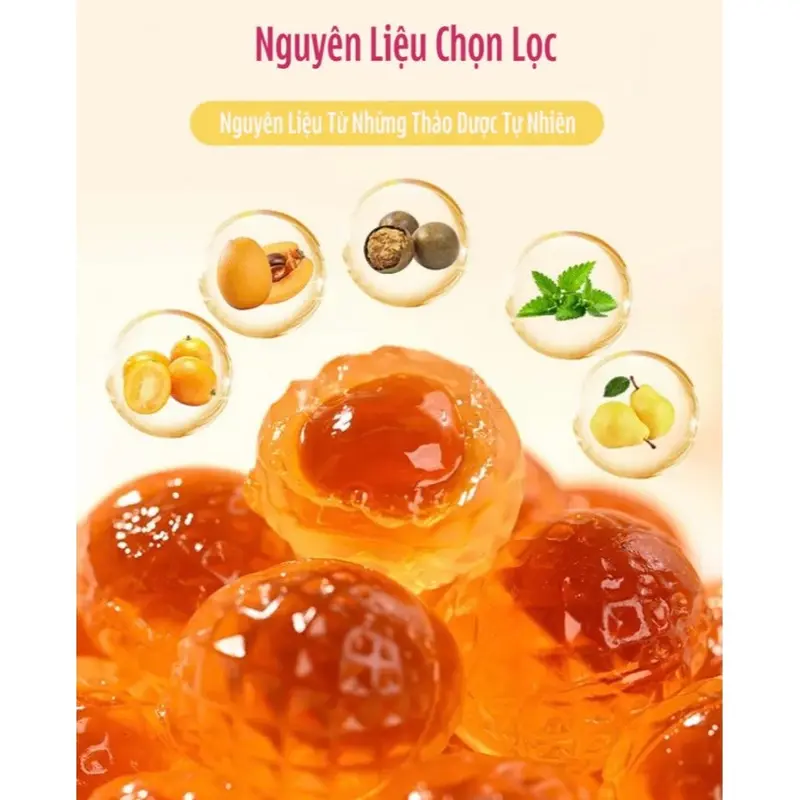 Kẹo Lê An Phế Mật Ong Thanh Nhiệt Tiêu Đờm Mềm Dẻo Thơm Ngon - Ăn Vặt Deku 7