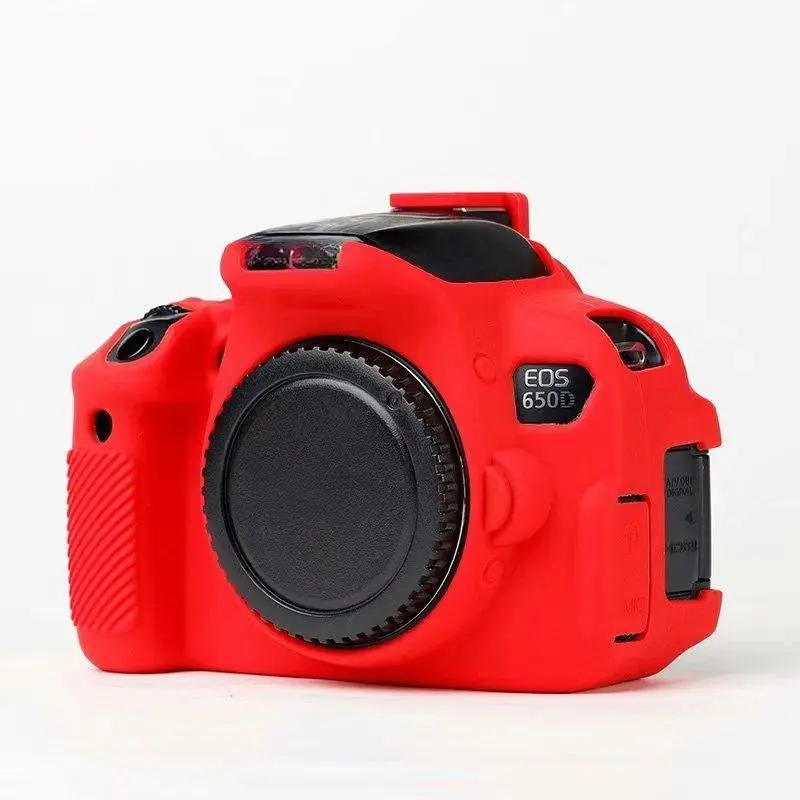 Vỏ bảo vệ hộp đựng máy ảnh bằng silicon, dành cho Canon EOS 600D, 650D, 700D, Kiss X5i, X6i, X7i, Rebel T3i, T4i, T5i 1