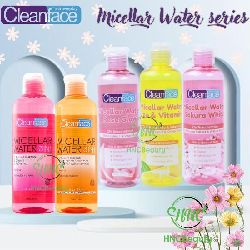 CLEANFACE Purbasari Clean Face Micellar Water 3in1 Normal | Oily - Shop ...
