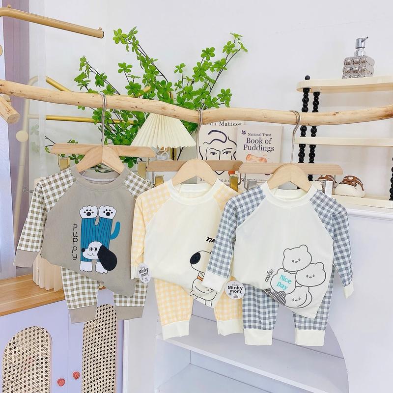 Combo 3 quần áo tăm mẫu mới siêu đẹp  trai gái Sandal minky mom bộ thun dài tay sọc bộ  hey honey cho bé