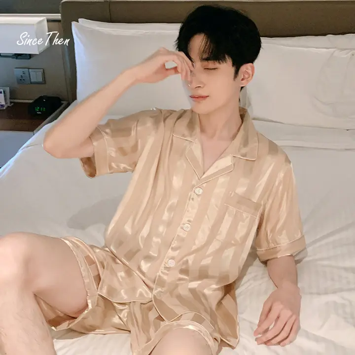 Bộ quần áo ngủ nam mặc nhà ngắn tay - D0066 Menswear Áo