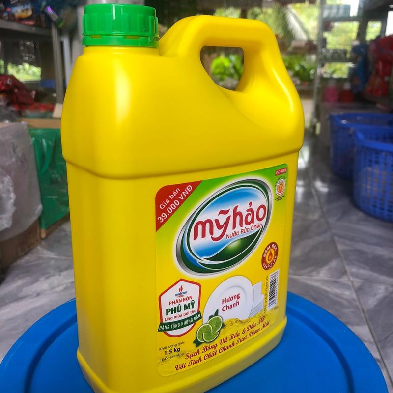 Nước Rửa Chén Mỹ Hảo Hương Chanh 1,5 kg - Làm Sạch Hiệu Quả 3