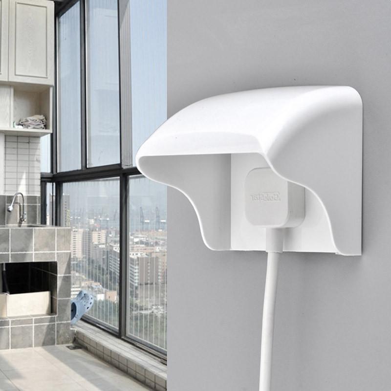 Description Picture 3 of itemSwitch Protective Cover Plastic Self-Adhesive Socket Waterproof Box Wall-mounted Protection Socket Outdoor