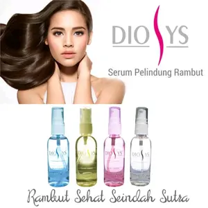 vitamin serum rambut Diosys 60ml Bebas Silikon Nutrisi Rambut Biru Shampoo Catok Kuning
