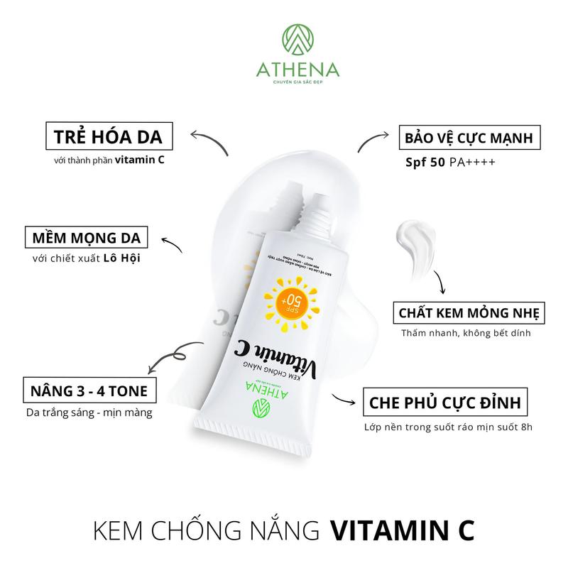 Product Introduction of KEM CHỐNG NẮNG VITAMIN C (Tặng nước hoa) PHÙ HỢP VỚI MỌI LOẠI DA Skincare Nữ Làm Đẹp Da 4