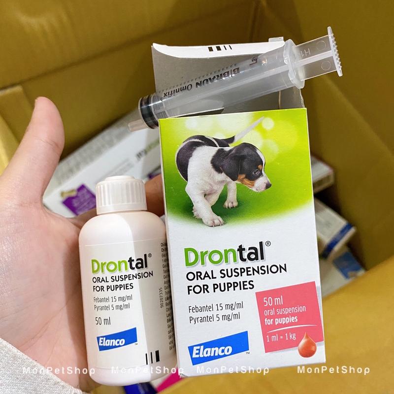 Tẩy giun Drontal Puppy dạng nước 50ml