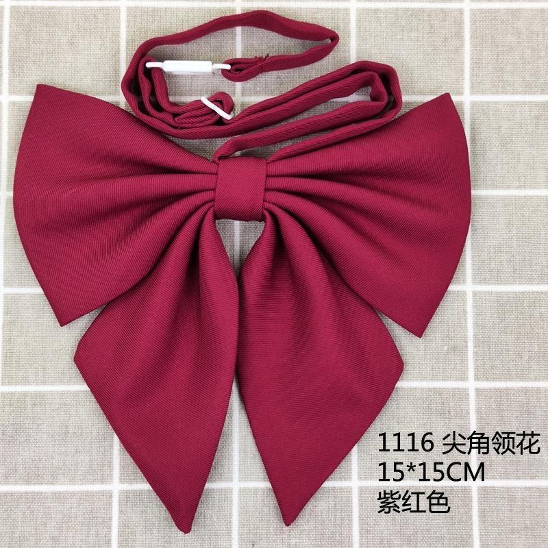 Product Introduction of Solid color JK tie without tie collar flower uniform accessories 12