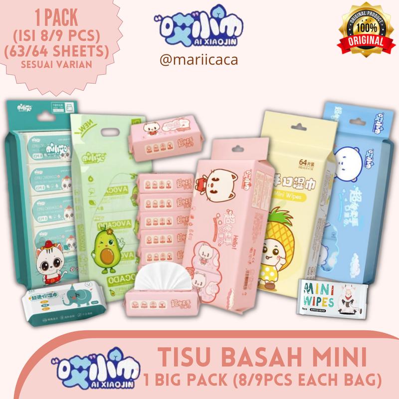 Tisu Basah Mini Lucu / Cute Mini Tissue Pack 0