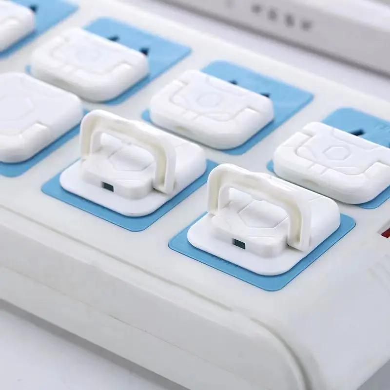 Product Introduction of 10Pcs US Standard Outlet Covers Baby Proofing Safety -Child Secure Electric Plug Protectors with Hidden Handle Square 2/3-Prong 26