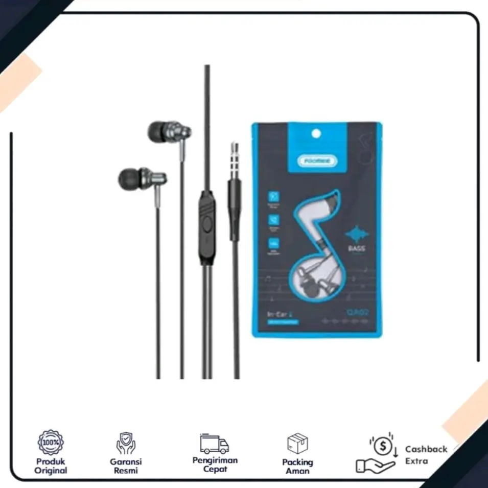 HEADSET WIRED FOOMEE QA02