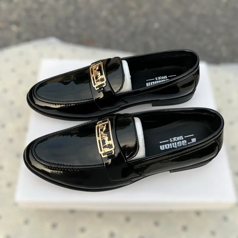 Giày da bóng sang xịn mịn số lượng có hạn giày Nam Shoes Jean Loafer 7