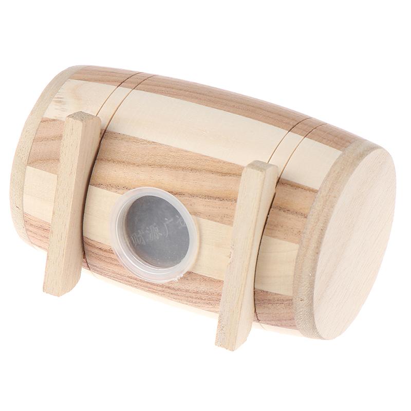 Product Introduction of [MMG]1pc Wooden Money Box Piggy Bank Money Box Savings Wine Barrel Wood Piggy Bank 16