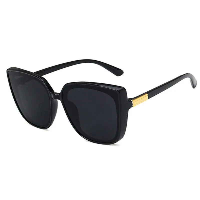 Kacamata Hitam Cat Eye frame Kotak Fashion casual mantai model Korea untuk Pria dan Wanita / Korean Sunglasses style READY STOCK Eyeglasses Aksesoris Eyewear i032 3