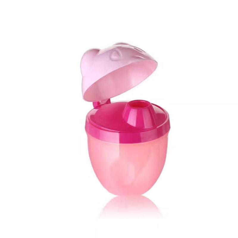 Hộp Đựng Sữa Bột Hình Gấu, 3 Ngăn, Cầm Tay, Dung Tích Lớn, Hộp Đựng Thức Ăn, Chống Rò Rỉ, Thích Hợp Cho Bé Bú, Hộp Đựng Công Thức, Hộp Đựng Sữa Bột Trữ Sữa Voi bình  giữ bình  giữ ấm 7