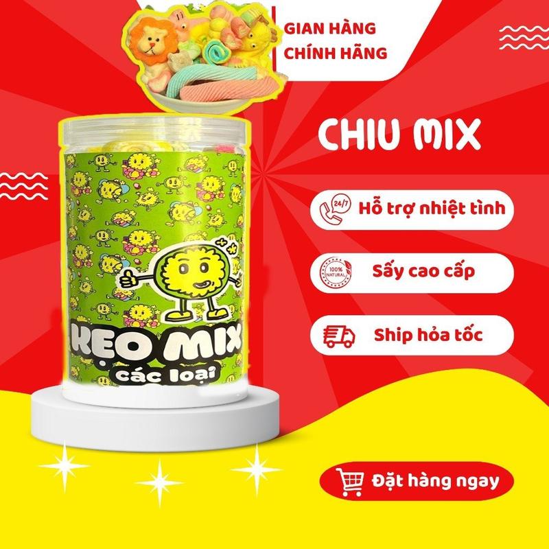  Kẹo MIX MIX sấy giòn - KẸO KHÔNG CHUA ăn vặt siêu ngon KKC 