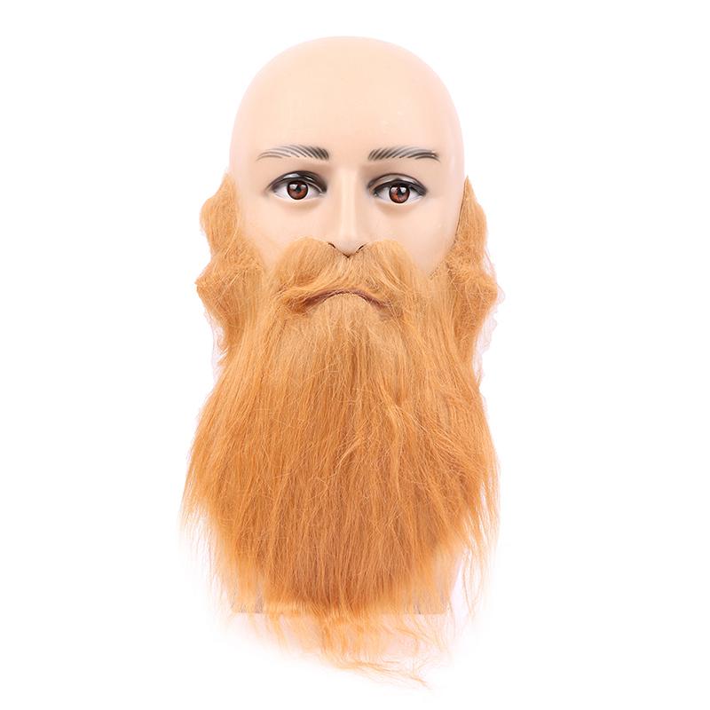 Product Introduction of [HOU]Handmade Wig Beard Hats Crochet Mustache Knit Halloween Party Decoration Moustache Men Women Festival Caps Face Beard Wig Props 17