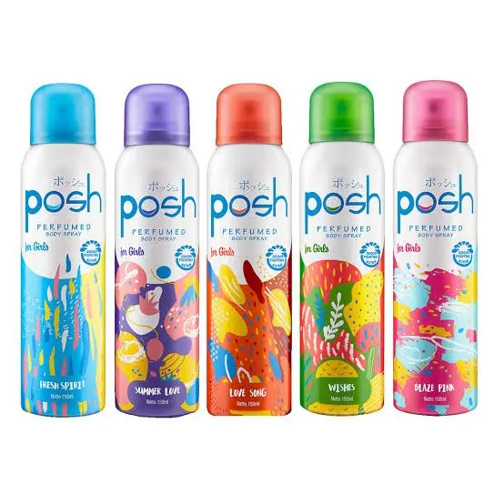 posh perfume body spray 150ml - posh girl - posh women