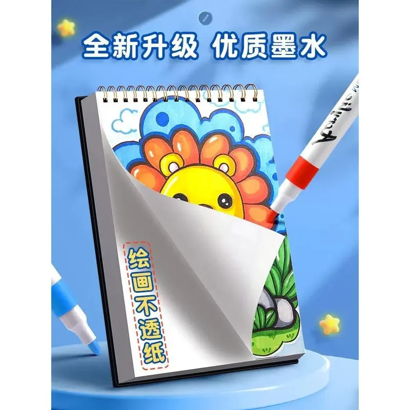 Bộ Bút Đánh Dấu Acrylic, Phổ Biến, Không Độc Hại, Có Thể Giặt Được, Thích Hợp Cho Trẻ Em, Bút Màu Nước, Chỉ Dành Cho Học Sinh Tiểu Học, Chủ Đề Nghệ Thuật 7