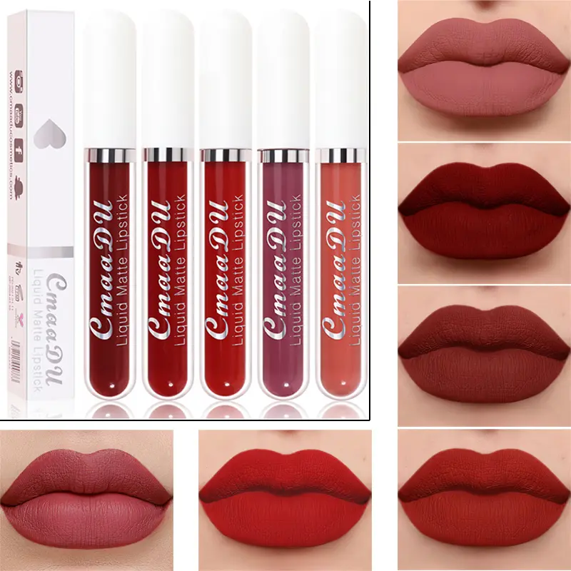 【ANISAHEN】 18 Warna Tahan Lama Tahan Air Ultra Matte Pelembap Cair Lip Gloss Kosmetik Kecantikan