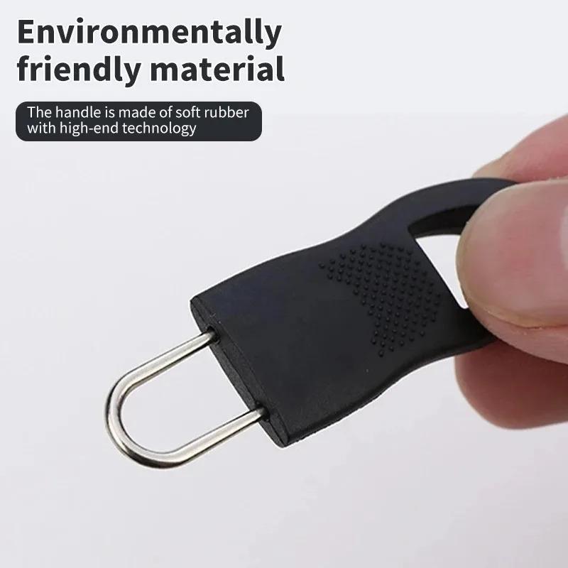 Product Introduction of Dụng Cụ Kéo Khóa Kéo, Thay Thế, Đầu Phù Hợp Với Dây Thừng, Dụng Cụ Cố Định Dây Kéo Quần Áo, Khóa Vỡ, Dây Kéo Tab, Thích Hợp Cho Túi Xách, Vali, Lều 7