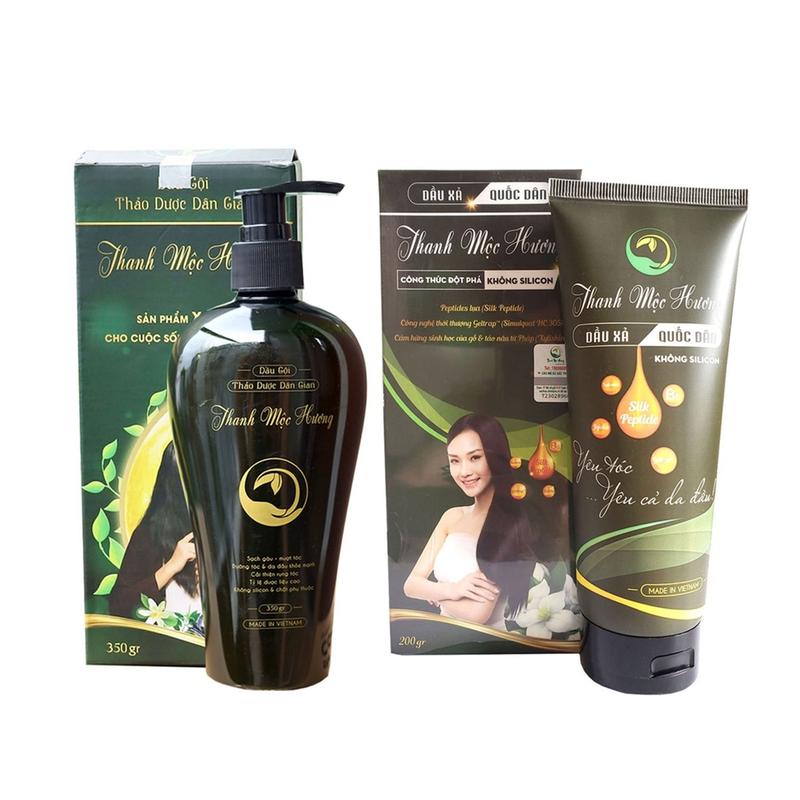 Dầu Gội Đầu , Dầu Xả Thanh Mộc Hương Hàng Chính Hãng Nam Nữ 350ml dầu gội  thảo dược