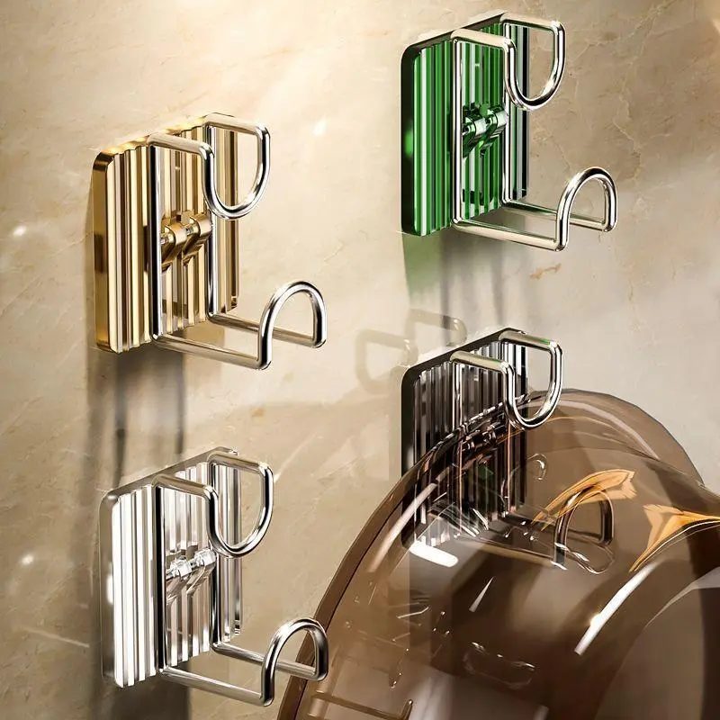 Wall Mounted Hooks for Hanging Pots, Towels, Multi-Colored Clothes/ Wall Mounted Rack for Hanging Kitchen and Bathroom Items