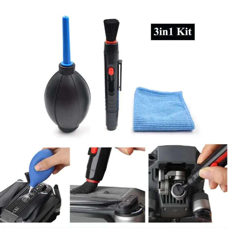 Cleaning kit Air Blower Cloth Gimbal Brush Dust Lens Screen Cleaning Tool For DJI Neo/Mavic 3/FPV/Mini 4 Pro/Air 3 2S/Avata/4K