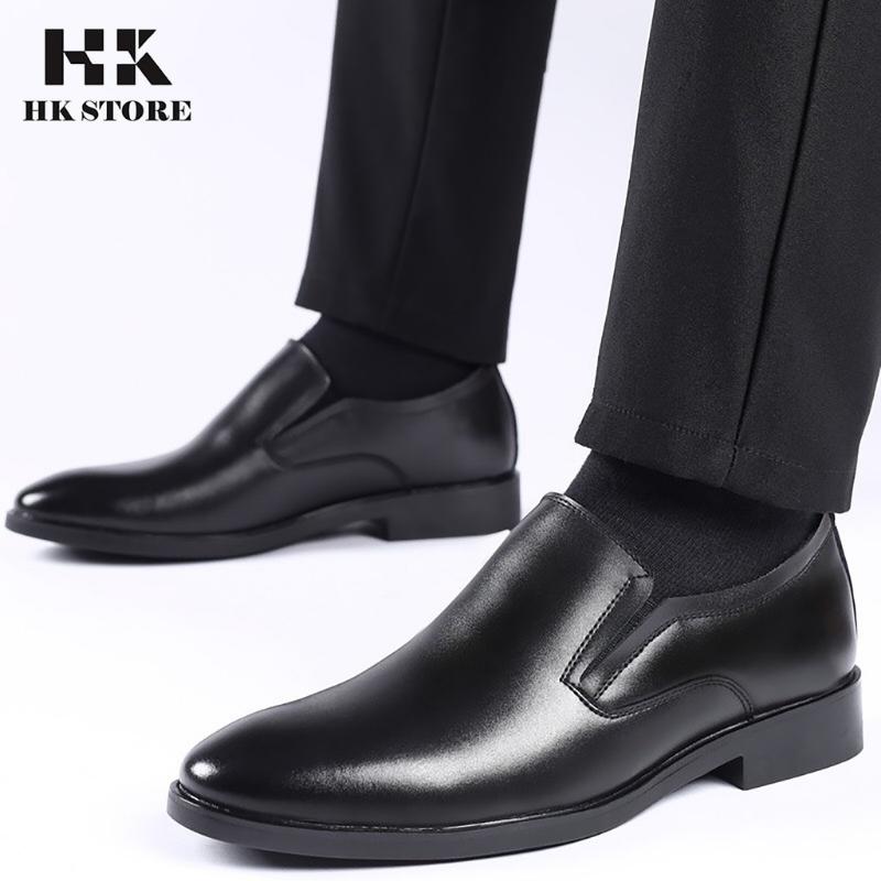 Giày tây lười nam da bò thật 100% da mềm dễ đi lại kiểu dáng đơn giản -bảo hành 12 tháng (gt03) Thời trang 2
