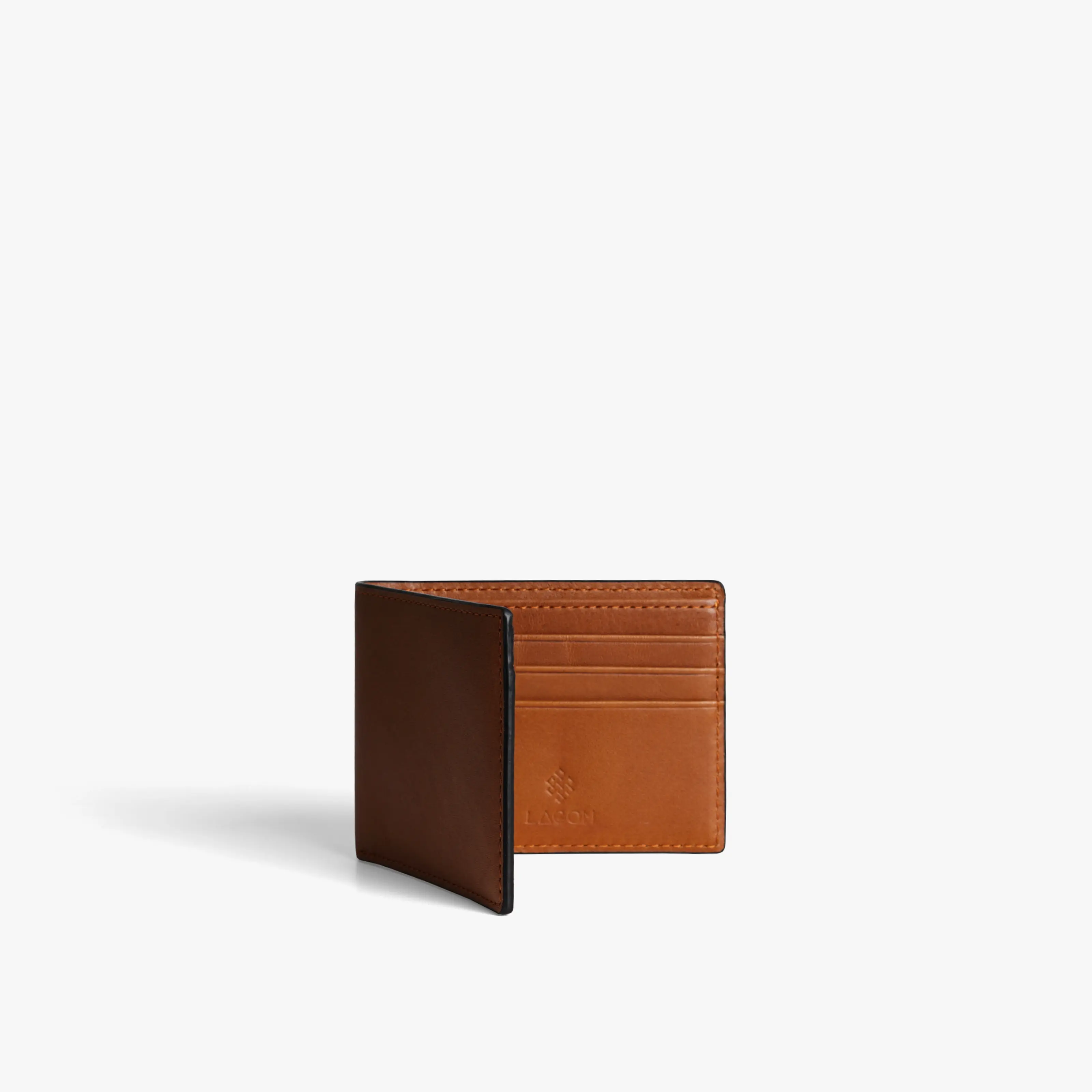 LAGOM - Ví Mini Patina - da thật vachetta nhỏ gọn Dáng ngang