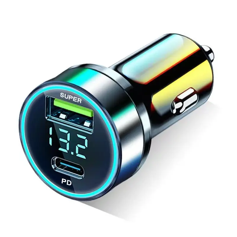 Bộ sạc ô tô, đa chức năng, sạc siêu nhanh, một cho hai, phích cắm chuyển đổi USB bật lửa, dành cho điện thoại trên ô tô, sạc nhanh Phụ Kiện