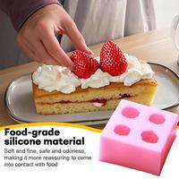 Gambar 【Apligod】Simulasi 3D Cetakan Silikon Stroberi Buah Coklat Lilin Fondant Sabun Buatan Tangan - Pink dari Apligod Kota Bekasi 1 Tokopedia