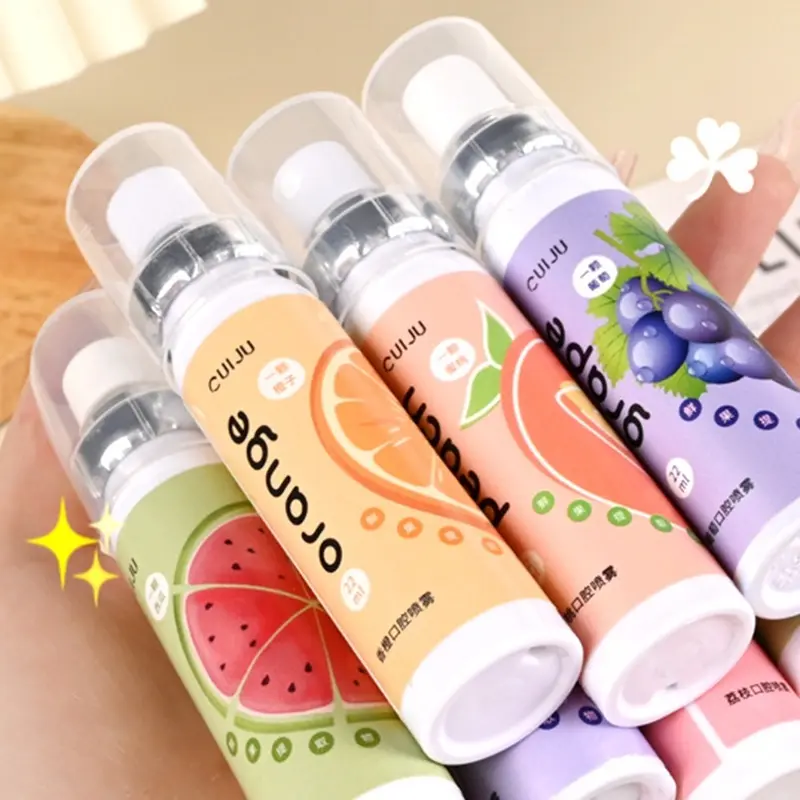 สเปรย์ดับกลิ่นปาก  พกพาสะดวกฉีดสเปรย์เบาๆ ขนาด 20ml กลิ่นหอมฟุ้งเติมช่องปากทำความสะอาดช่องปาก ลมหายใจสดชื่น ใช้งานสะดวก