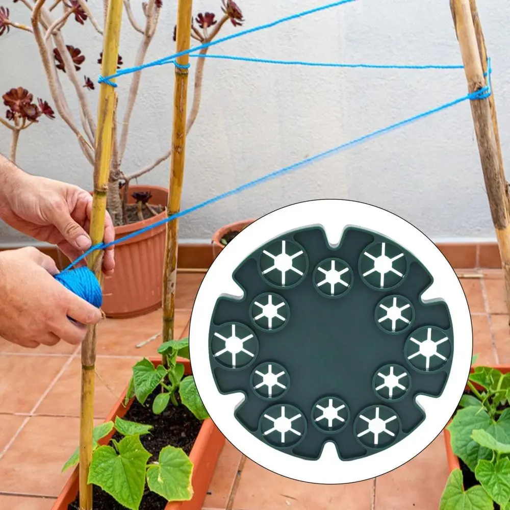 Bamboo Cane Holder Support Connector Lightweight Sturdy Plant Stabilizer Grip Support Cap for Gardening Peas Climbing Plants