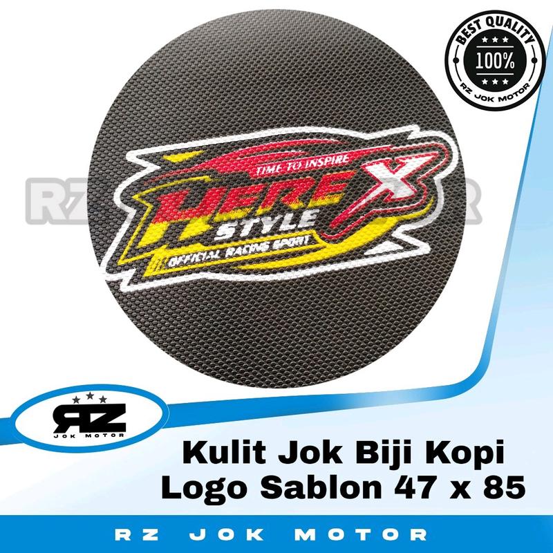 Kulit Jok Sarung Jok Motor Sablon Logo Kecil 4