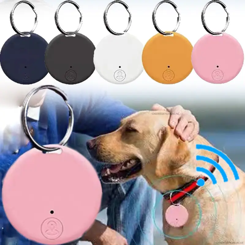 Thiết bị theo dõi Bluetooth mini, thiết bị thông minh chống thất lạc, định vị GPS, theo dõi cho vật nuôi, ứng dụng điều khiển móc chìa khóa ví, tương thích với điện thoại IOS và Android 0