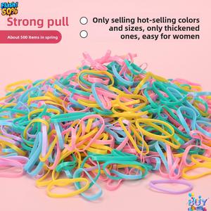 ยางรัดผมแบบใช้แล้วทิ้ง หนา สีดำ ขนาดเล็ก สไตล์เกาหลี สำหรับผู้หญิง ที่คาดผมน่ารัก เชือกผูกผมทนทาน ราคาไม่แพง หรูหรา ทันสมัย ดีไซน์สวย สต็อกพร้อมในปี 2025 สไตล์ใหม่