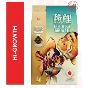 Pelet ikan Koki Hi Grow Bulky JPD Goldfish Growth Premium Sinking