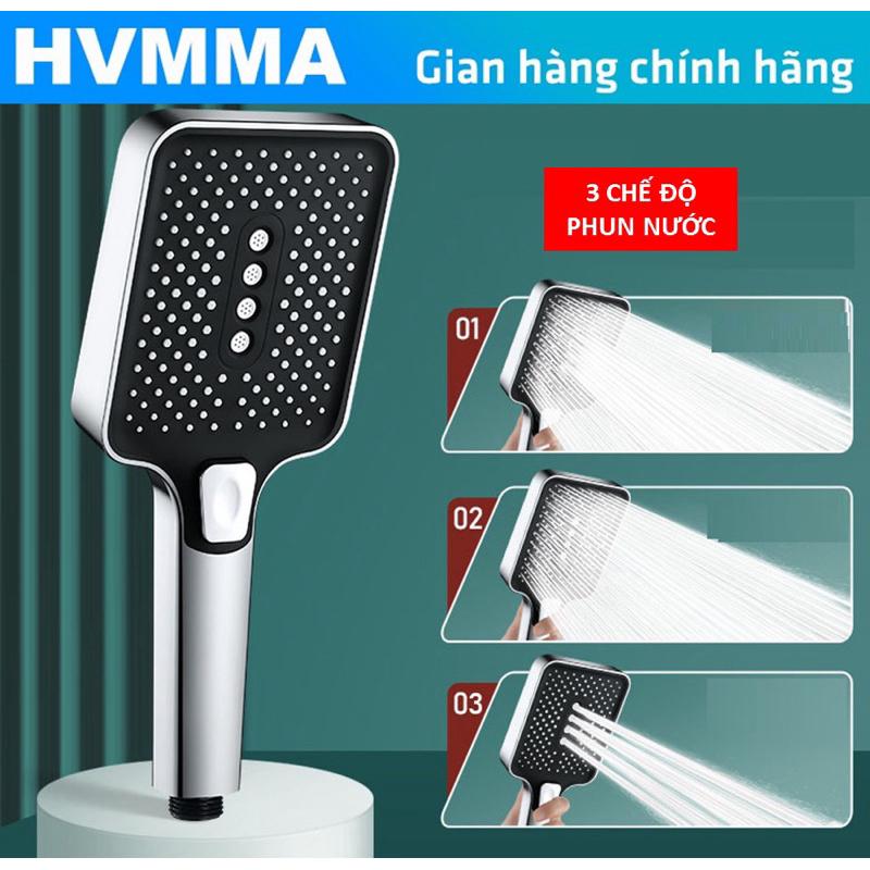 💯Great Deal 30% Off💯Đầu Bát Sen Nhà tắm Tăng Áp 3 Chế độ phun nước Bóng đẹp Sang trọng (Tuỳ chọn Dây và Giá đỡ) 2