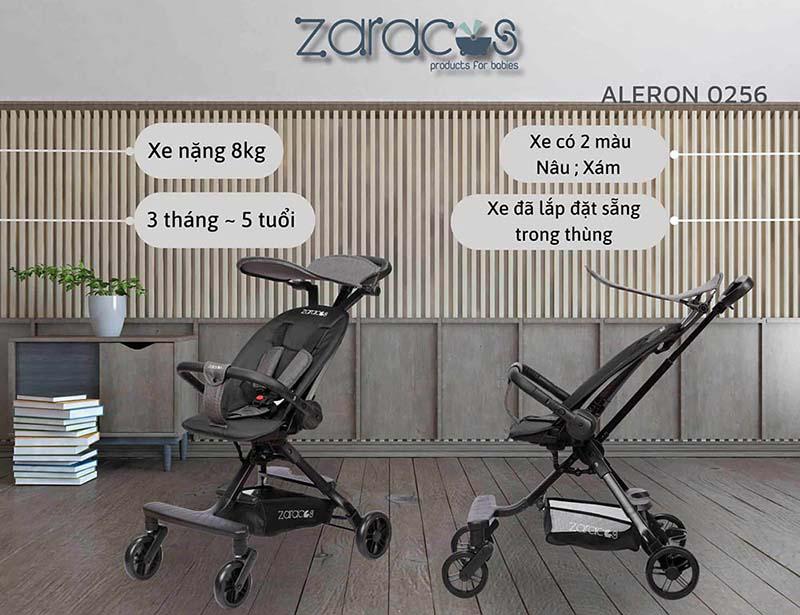Product Introduction of XE ĐẨY BÉ ĐA CHIỀU GỌN NHẸ ZARACOS ALERON 2056 (3 tháng - 5 tuổi) 2