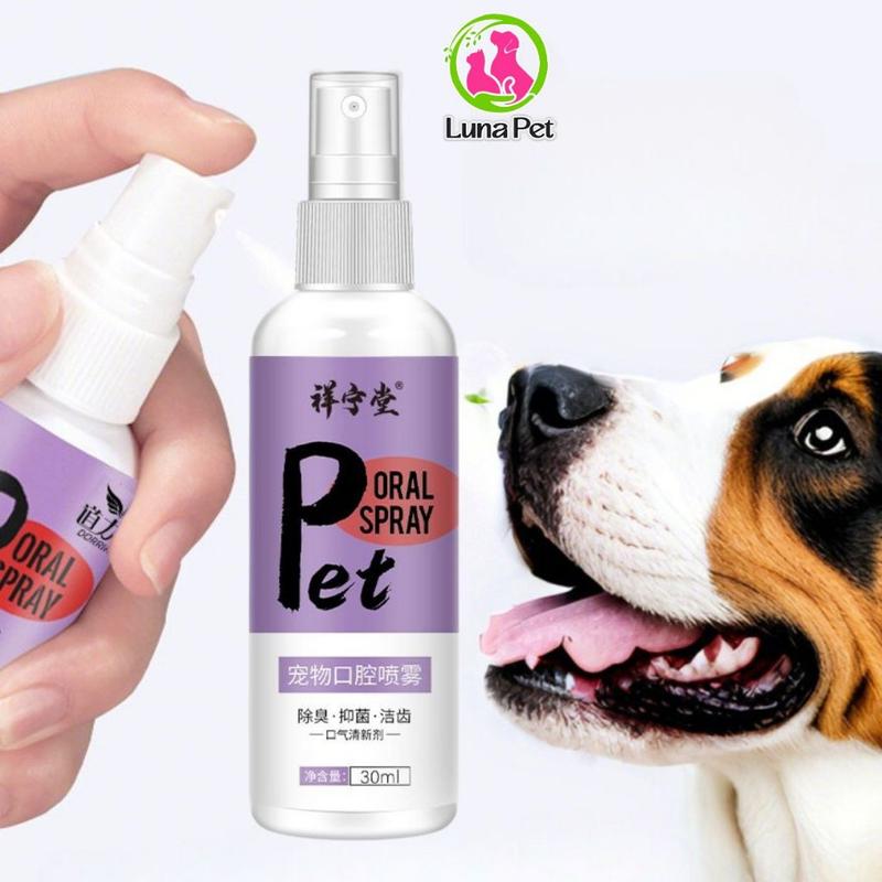 Xịt thơm miệng cho chó mèo Dorrikey 120ml - Xịt khử mùi vệ sinh tiện lợi