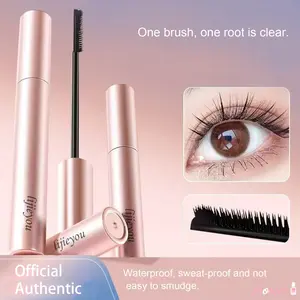 LIJIEYOU.Cod&Ready Waterproof Mascara-Maskara Tahan 24 Jam Smudgeproof Eye Makeup Mascara Cosmetic Lash Extension Waterproof Eye Makeup 3D Black Cokelat Eyelash