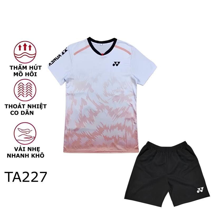 Áo thể thao Cầu lông, Bóng chuyền, Bóng bàn chất liệu thoáng mát...  (Mã TA227)