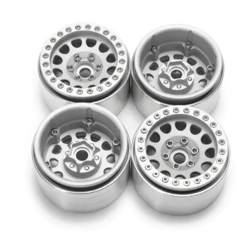 Bộ 4 Mâm Bánh Xe Kim Loại 1.9 Beadlock cho Xe Điều Khiển Từ Xa 1/10 Trxs Hsp…