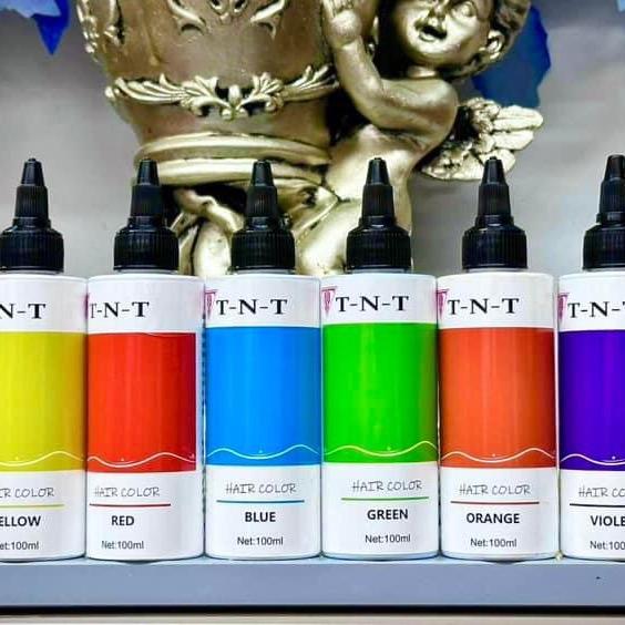  Màu gốc TNT 8 màu không Amoniac màu mix tăng cường ánh sắc màu nước nhuộm tóc Hight light 